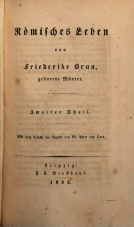 Römisches Leben, 2
