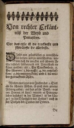 Von rechter Erkäntnüß der Weyd und Pottaschen.