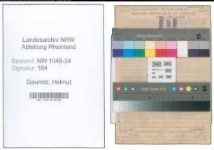 Entnazifizierung Helmut Gaumitz , geb. 30.04.1893 (Arzt)