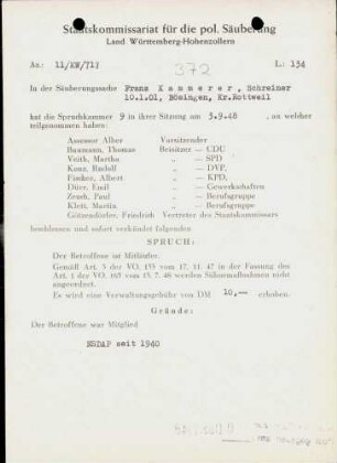 Kammerer, Franz
