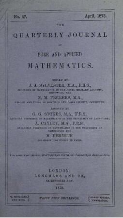 No. 47. April, 1873.