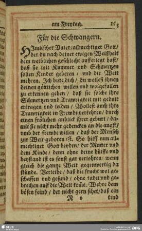 Für die Schwangern