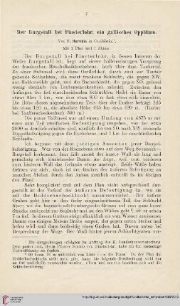 11: Der Burgstall bei Finsterlohr, ein gallisches Oppidum