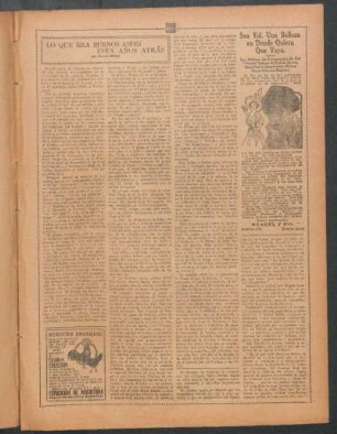 Lo que era Buenos Aires cien años atrás