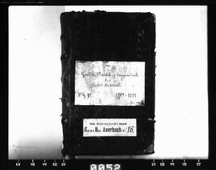 Gerichtshandelsbuch der Stadt Auerbach (bei Reichenbach), Bd. 18