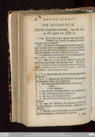 XIII. Hoofdstuk. Van het Genaden verbond, zoo als dat in alle tijden het selfde is.