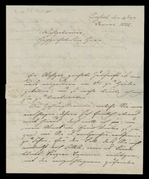 Brief von Louis Spohr an Tobias Haslinger