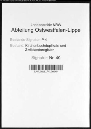 Kirchenbuchduplikate der evangelischen Gemeinde (GHT 1818-1838, GHT 1840-1845). (Gemeinde: Brechten, evangelische Gemeinde)