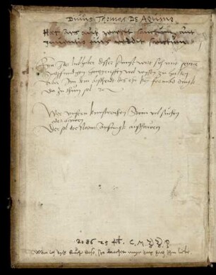 Alchemische Dicta, lat. und dt.