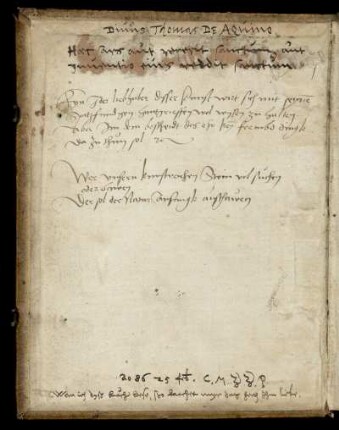 Alchemische Dicta, lat. und dt.