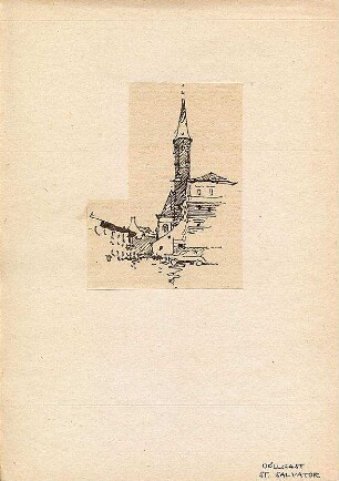 Döllgast, Hans; München; Augsburg; Handzeichnungen - St. Salvator