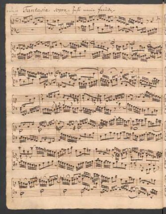 Jesu meine Freude; org; e-Moll; BWV 713