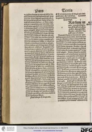 Tertius tractatus Trilogii anime incipit feliciter.