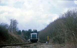 Bahnhof Hochdorf Lok 211 355 Einfahrt E FDS-TÜ Telegrafenmasten