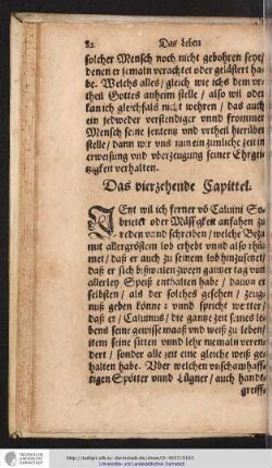 Das vierzehende Capittel.