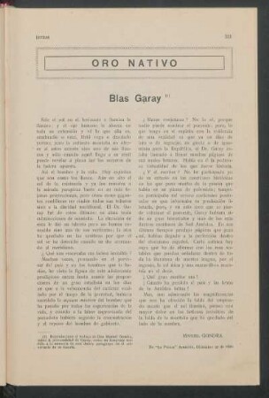 Blas Garay