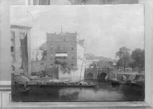 Der Aktienspeicher und die Herkulesbrücke zu Berlin