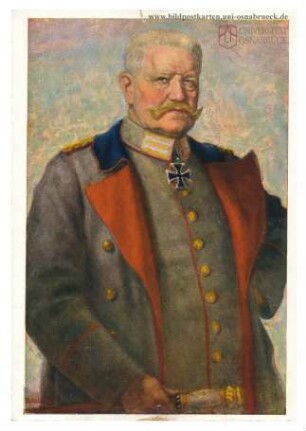 Reichspräsident von Hindenburg. [R]
