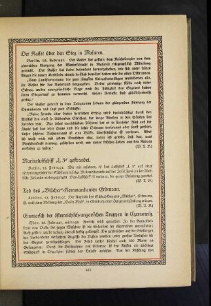 Einmarsch der österreichisch=ungarischen Truppen in Czernowitz.