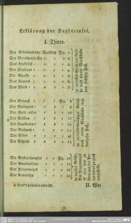 Erklärung der Kupfertafel