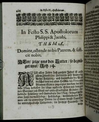 In Festo S. S. Apostolorum Philippi & Jacobi. - Dominica III. post Pascha.