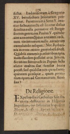 De Religione.