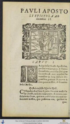 PAULI APOSTOLI EPISTOLA AD Corinthios II