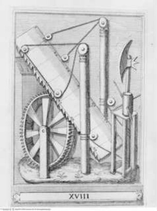 Memorie concernenti la città di Urbino dedicate alla Sagra Real Maestà di Giacomo III Re della Gran Bretagna, Kriegsgerät; (Blatt 18)