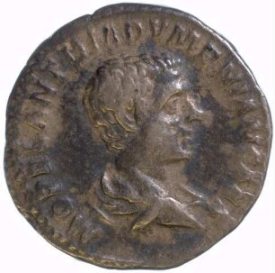 Münze, Denar, 217 - 218