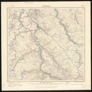 Meßtischblatt 99 : Lichtenberg, 1921 : Lichtenberg. - Aufgen. 1910, hrsg. 1912, einz. Nachtr. 1921. - 1:25000. - Leipzig, 1921. - 1 Kt.