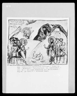 Codex Gr. 746 - Oktateuch — Abrahams Begegnung mit Melchisedech, Folio fol. 68 r