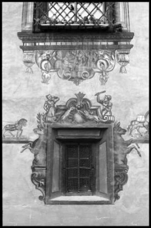 Oetz: Wandbemalung am Gasthaus Stern
