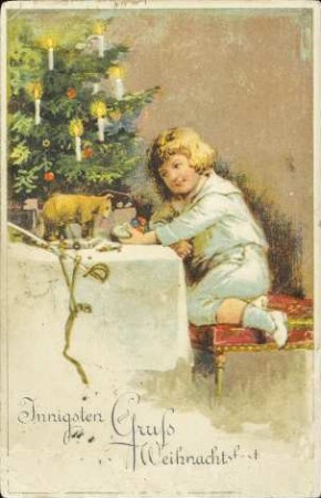 Innigsten Gruß zum Weihnachtsfest
