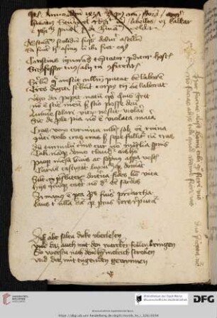 Verse und Notate