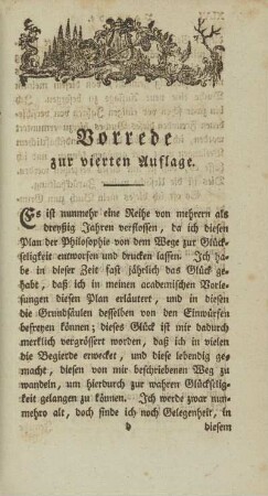 Vorrede zur vierten Auflage.