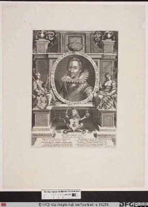 Bildnis Friedrich V., 1610(1614)-1620 Kurfürst von der Pfalz, 1619/20 König von Böhmen