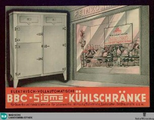 Elektrisch-vollautomatische BBC-Sigma-Kühlschränke für Gewerbe- und Handelsbetriebe für Lebensmittel, Wirtschaftsbetriebe, Gaststätten, Großhaushalte u.s.w.