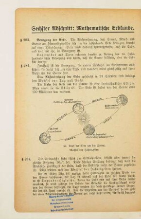 Sechster Abschnitt: Mathematische Erdkunde