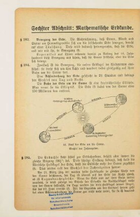 Sechster Abschnitt: Mathematische Erdkunde