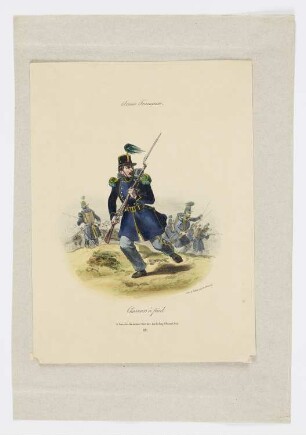 Chasseurs à pied, Blatt 23 der Folge "Französische Armee"