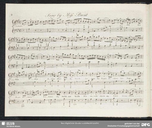Song: Adieu thou lovely Youth