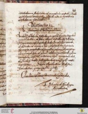Approbation der Statuten