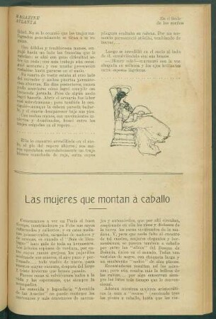 Las mujeres que montan a caballo
