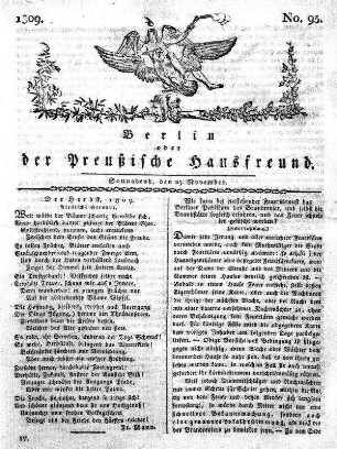 No. 95., 25. November 1809
