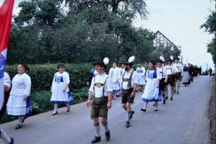 Festumzug, bayerische Trachten