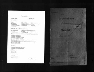 Untersuchungsakte der Staatsanwaltschaft Düsseldorf gegen Max Müller wegen der Ermordung von Matthias Erzberger