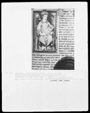 Chronicon episcoporum Verdensium (786-1482) — Bildnis Bischof Rodolphus von Verden