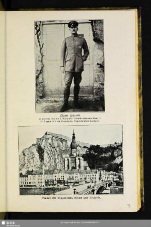 Dinant mit Maasbrücke, Kirche und Zitadelle