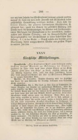 288 Kirchliche Mittheilungen