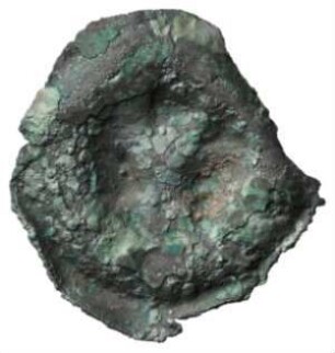 Fundmünze, Hohlpfennig, 1240 - 1280